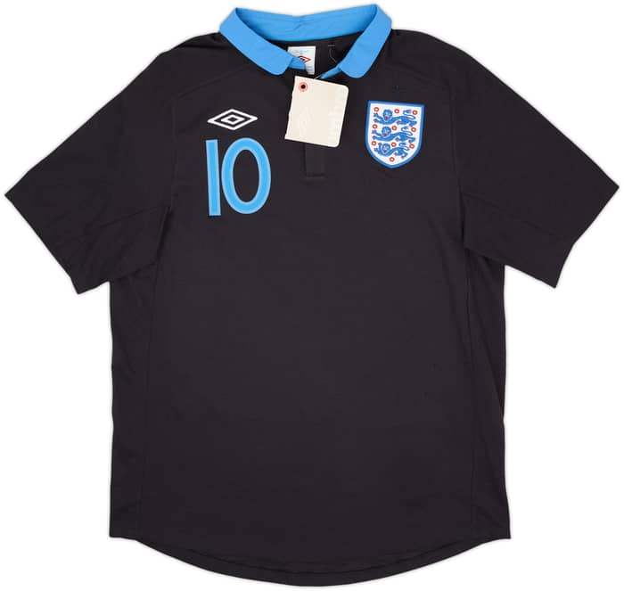 2011-12 England Away Shirt Rooney #10 (L)