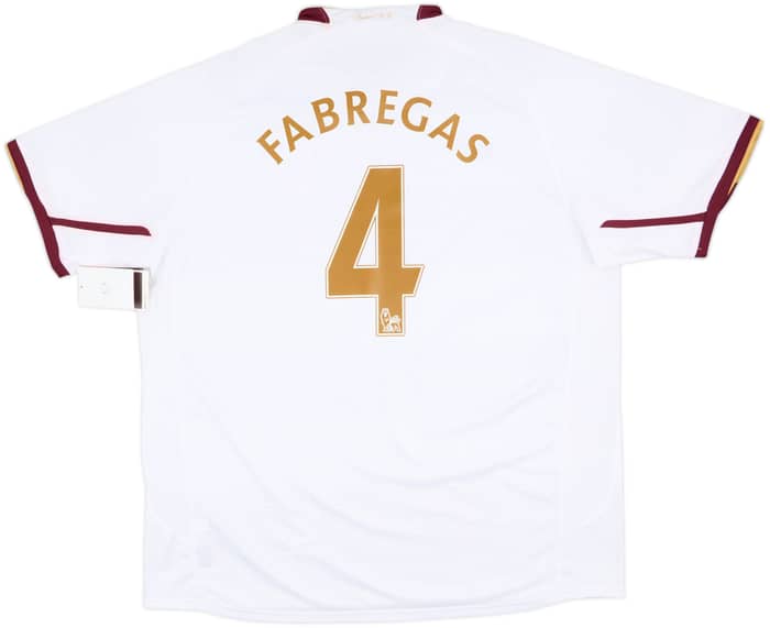 2007-08 Arsenal Away Shirt Fabregas #4 (XL)