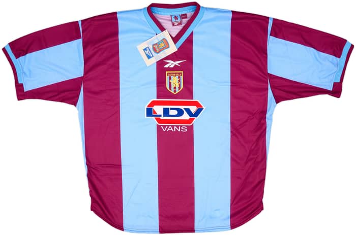 1999-00 Aston Villa Home Shirt Dublin #9 (XL)