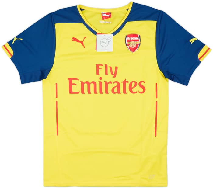 2014-15 Arsenal Away Shirt Arteta #8 (S)