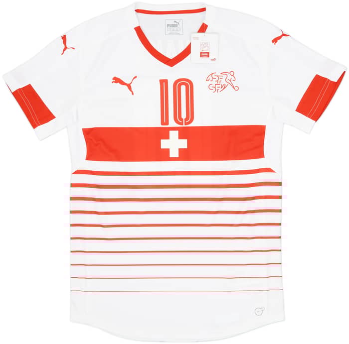 2016-17 Switzerland Away Shirt Xhaka #10 (M)