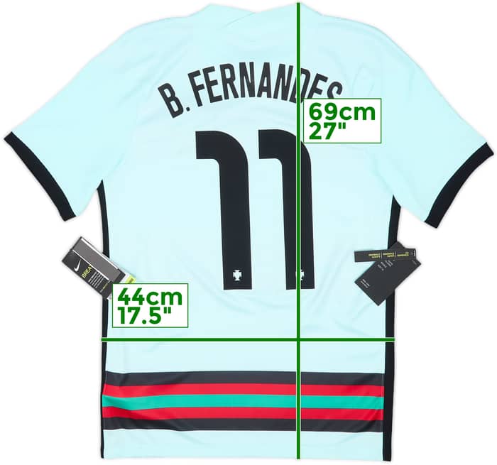 2020-22 Portugal Away Shirt B.Fernandes #11 (S)
