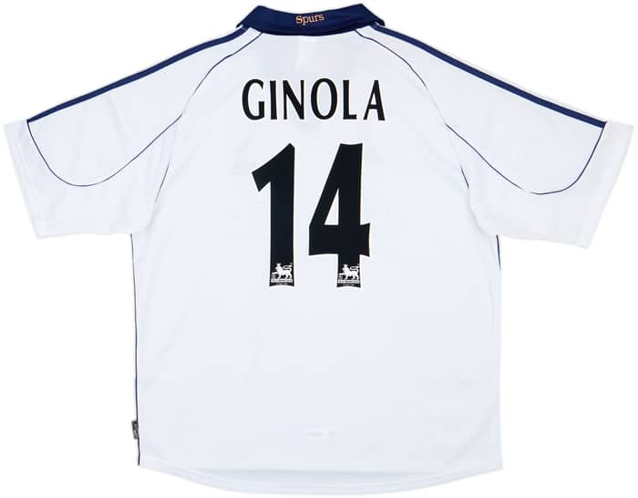 1999-01 Tottenham Home Shirt Ginola #14 (XL)
