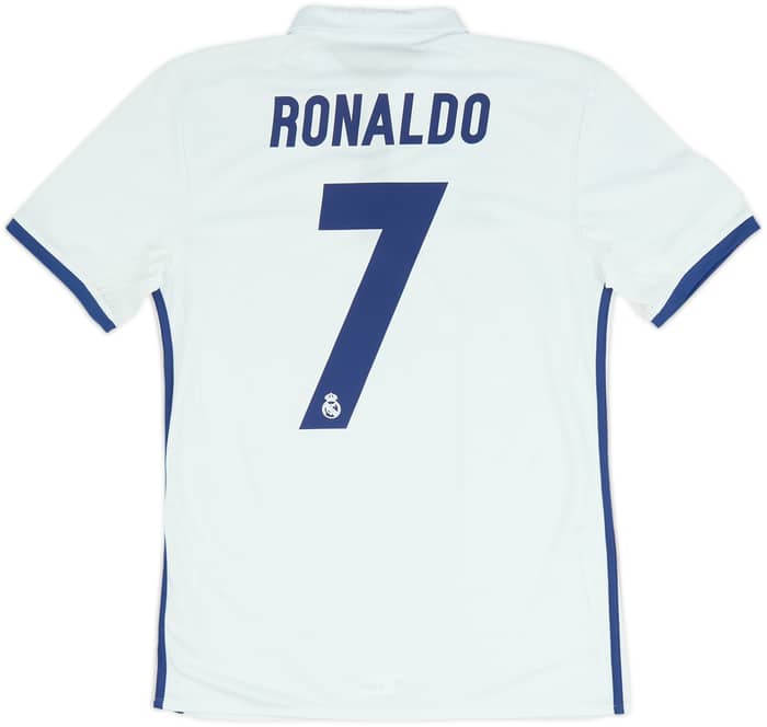2016-17 Real Madrid Home Shirt Ronaldo #7 (S)