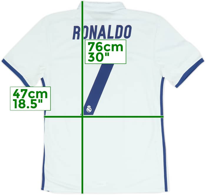 2016-17 Real Madrid Home Shirt Ronaldo #7 (S)