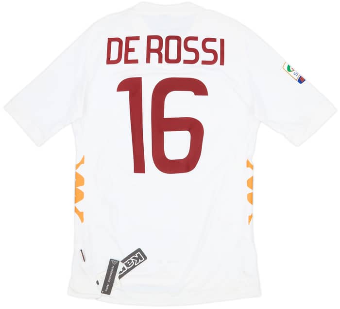 2011-12 Roma Away Shirt De Rossi #16 (L)