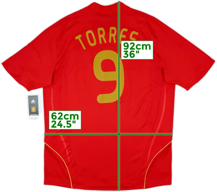 2007-09 Spain Home Shirt Torres #9 (XXL)