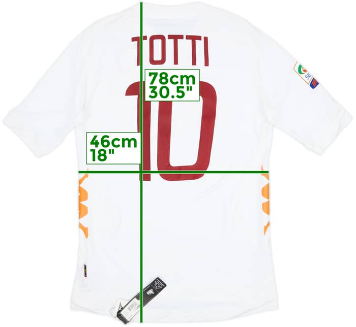 2011-12 Roma Away Shirt Totti #10 (XL)