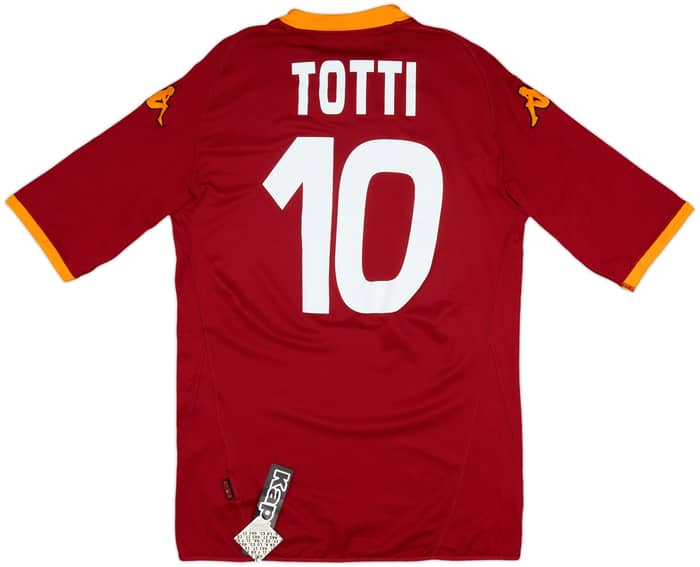 2007-08 Roma Home Shirt Totti #10 (XXL)