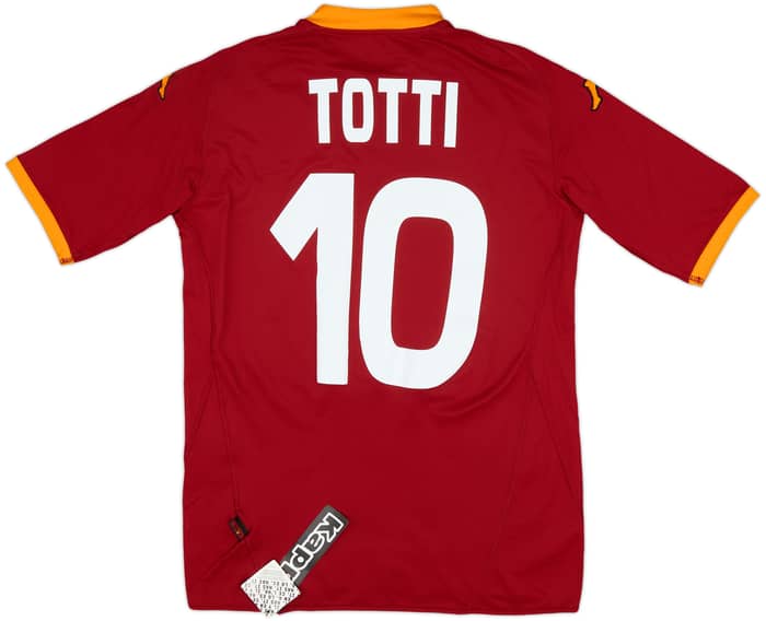 2007-08 Roma Home Shirt Totti #10 (M)