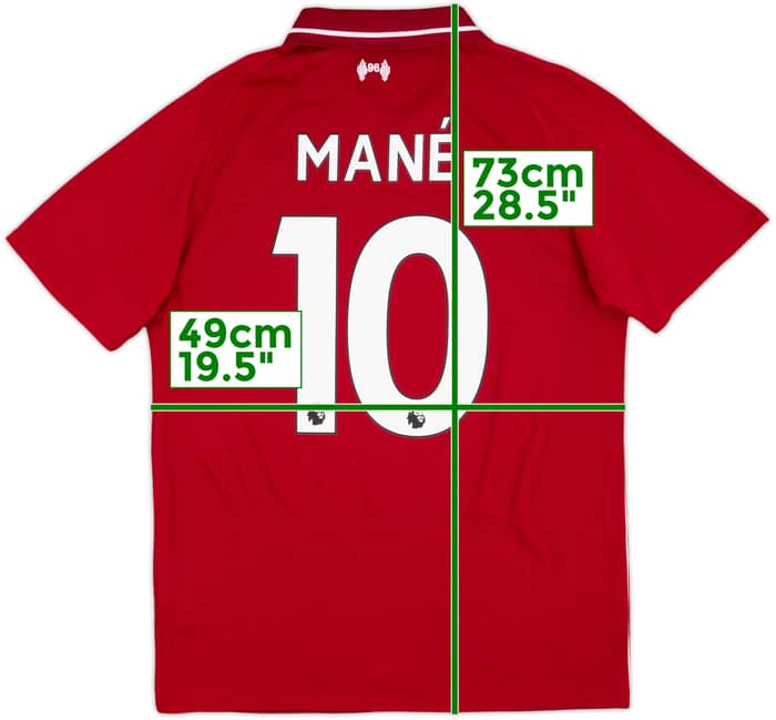 2018-19 Liverpool Home Shirt Mane #10 (M)