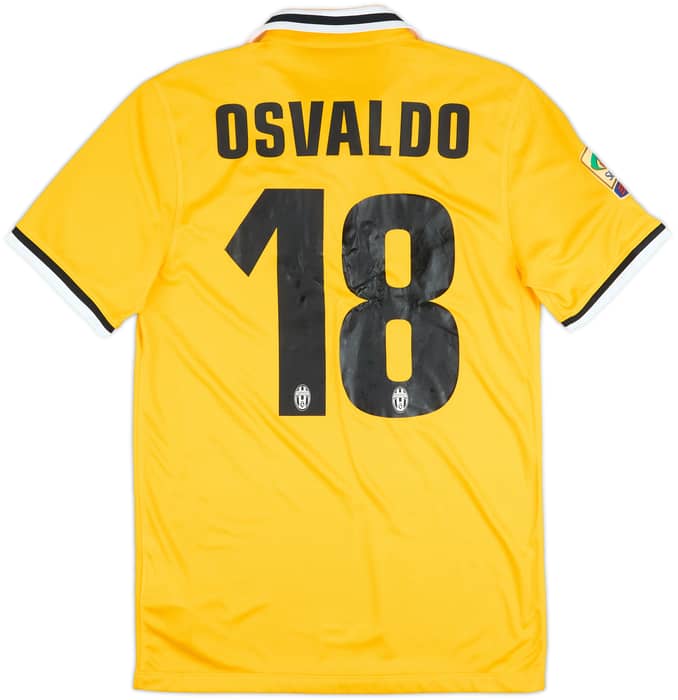 2013-14 Juventus Away Shirt Osvaldo #18 (S)
