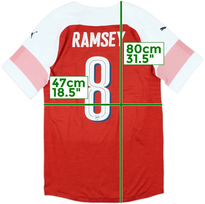 2018-19 Arsenal Player Issue Home Shirt Ramsey #8 (XXL)