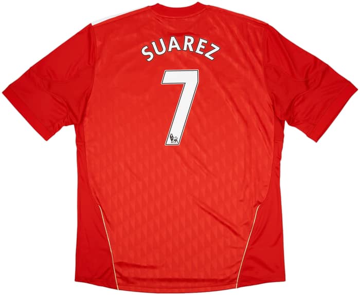2010-12 Liverpool Home Shirt Suarez #7 (XXL)