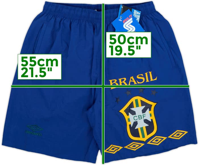 1994-96 Brazil Umbro Leisure Shorts (L)