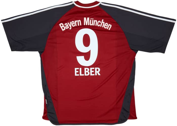 2001-02 Bayern Munich Home Shirt Elber #9 (XL)
