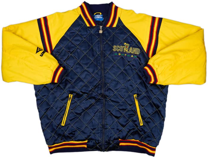 1994-96 Scotland Umbro Padded Track Jacket - 8/10 - (XL)