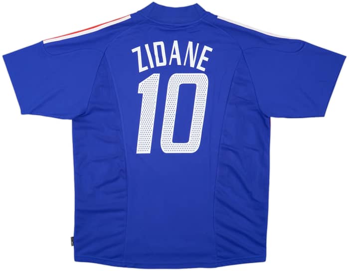 2002-04 France Home Shirt Zidane #10 - 8/10 - (XL)