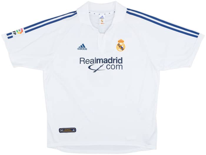 2001 Real Madrid Home Shirt Zidane #5 - 9/10 - (XL)