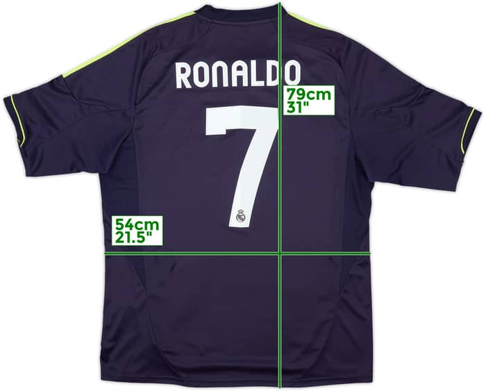 2012-13 Real Madrid Away Shirt Ronaldo #7 - 8/10 - (XL)