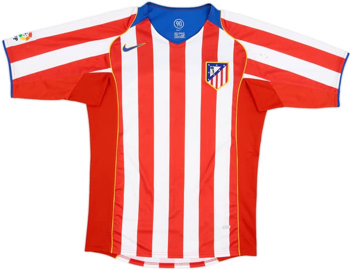 2004-05 Atletico Madrid Home Shirt Torres #9 - 6/10 - (S)