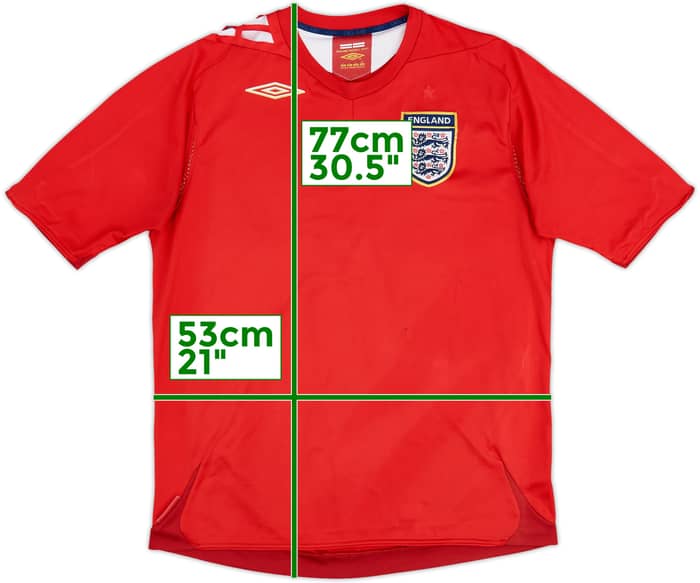 2006-08 England Away Shirt - 5/10 - (L)