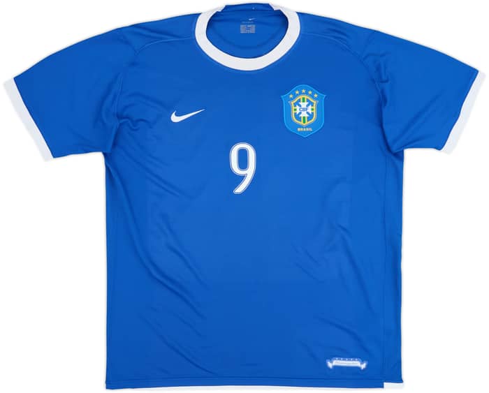 2006-07 Brazil Away Shirt Ronaldo #9 - 6/10 - (XL)