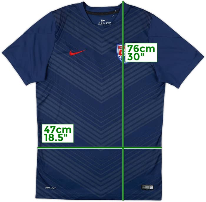 2014-15 USA Nike Training Shirt - 9/10 - (M)
