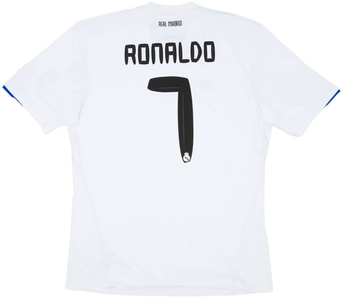 2010-11 Real Madrid Home Shirt Ronaldo #7 - 6/10 - (XL)