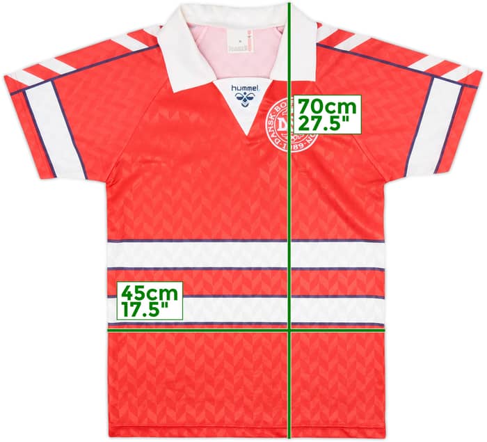1988 Denmark Home Shirt - 8/10 - (M)