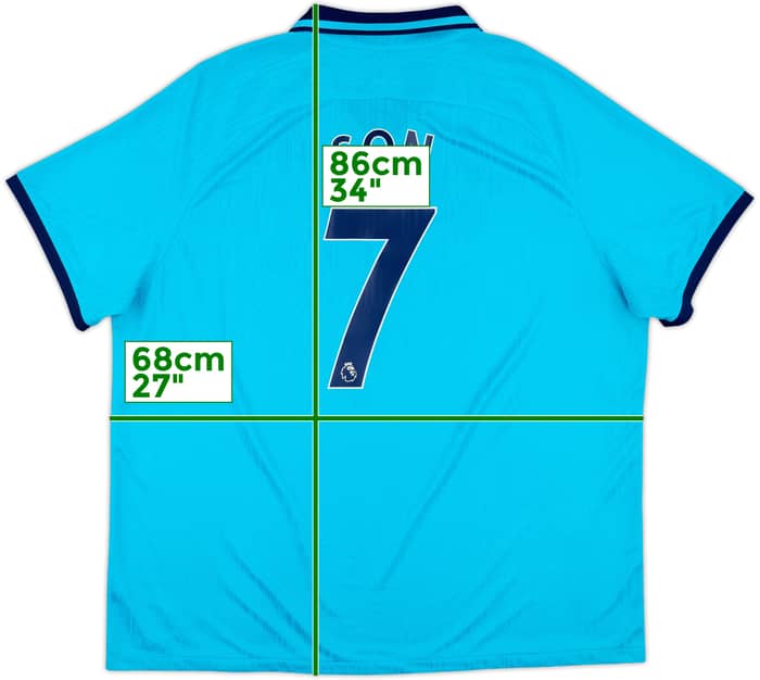 2019-20 Tottenham Third Shirt Son #7 - 8/10 - (3XL)