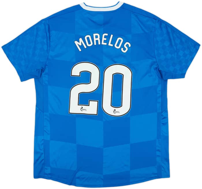 2016-18 Rangers Home Shirt Morelos #20 - 8/10 - (XL)