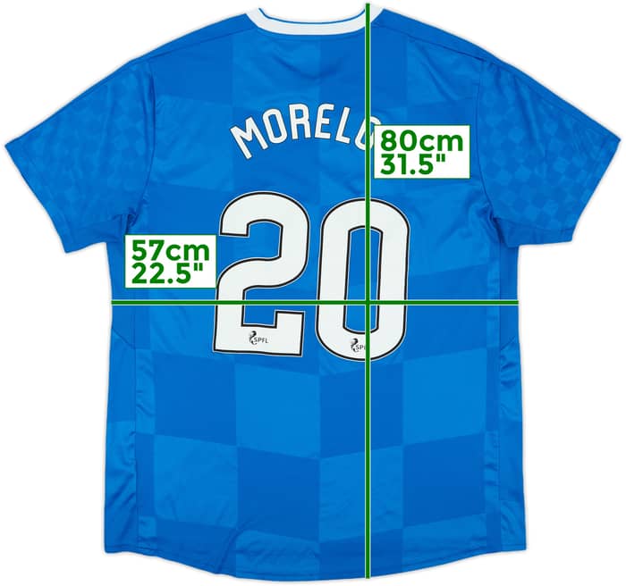 2016-18 Rangers Home Shirt Morelos #20 - 8/10 - (XL)