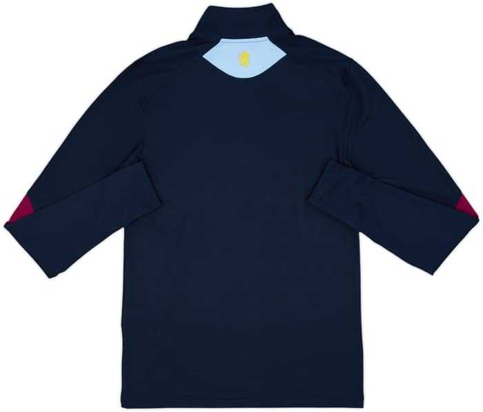 2016-17 Aston Villa Under Armour 1/4 Zip Top de entrenamiento - 9/10 - (S)