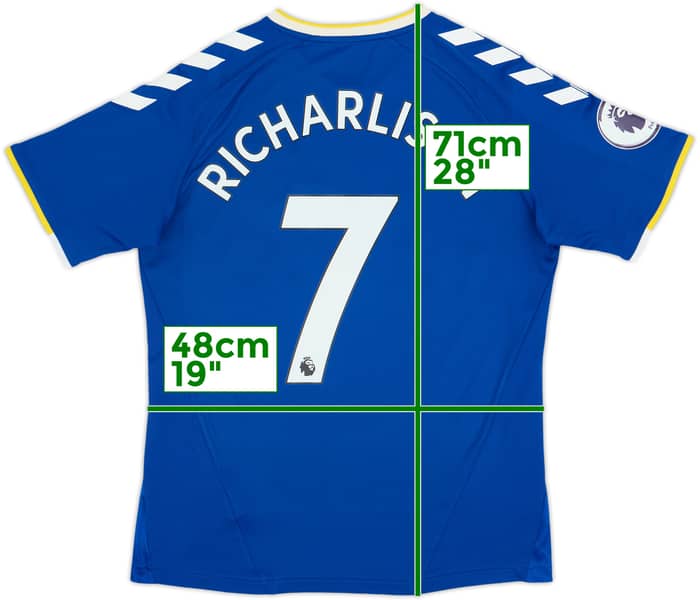 2021-22 Everton Home Shirt Richarlison #7 - 9/10 - (S)