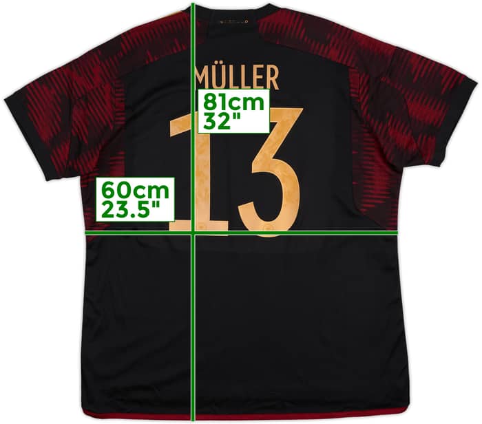 2022-23 Germany Away Shirt Muller #13 - 8/10 - (XXL)