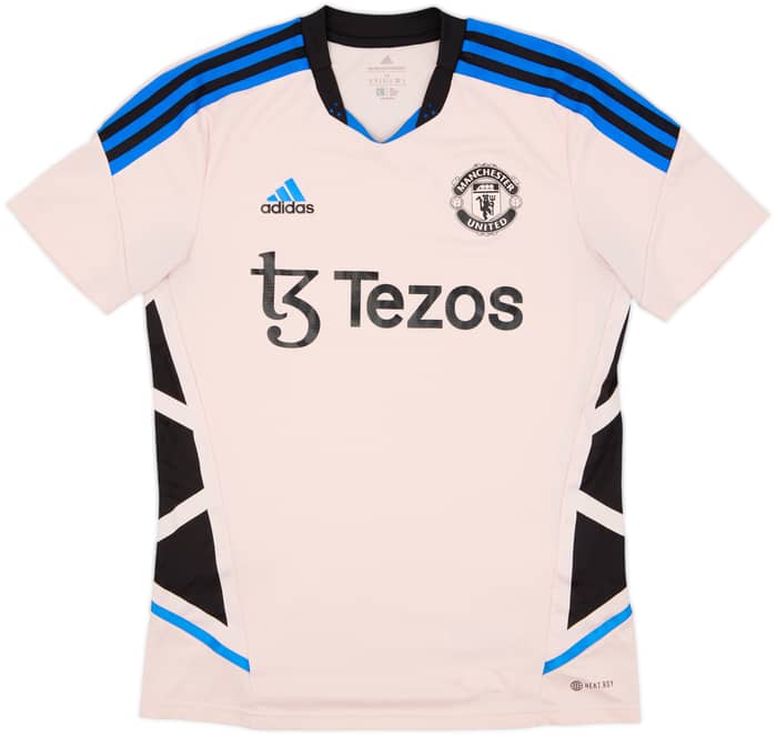 2022-23 Manchester United Authentic adidas Training Shirt - 8/10 - (M)