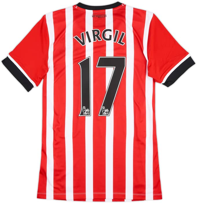 2016-17 Southampton Home Shirt Virgil #17 - 10/10 - (S)