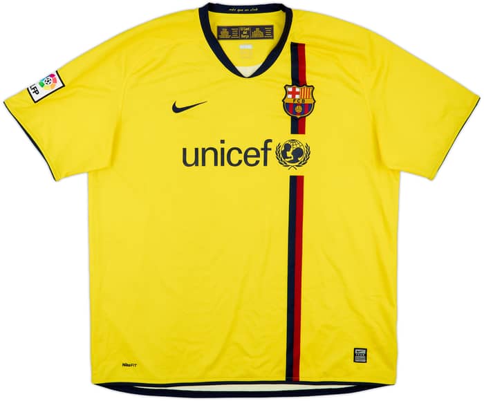 2008-10 Barcelona Away Shirt Ibrahimovic #9 - 7/10 - (XXL)