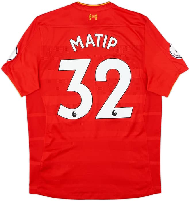 2016-17 Liverpool Home Shirt Matip #32 - 9/10 - (M)