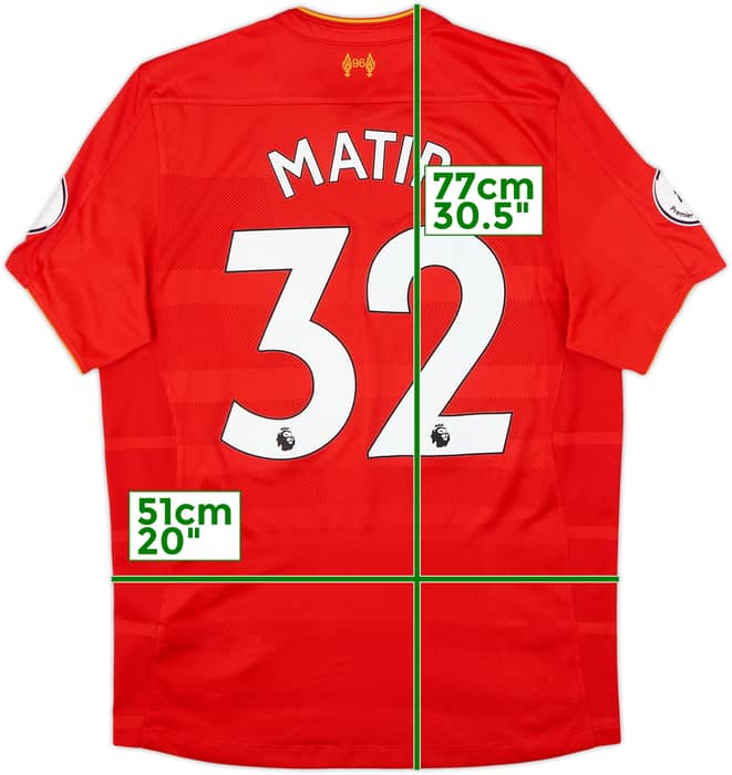 2016-17 Liverpool Home Shirt Matip #32 - 9/10 - (M)