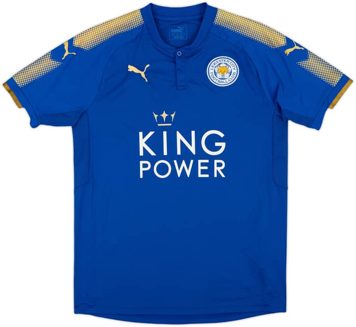 2017-18 Leicester Home Shirt Vardy #9 - 10/10 - (M)