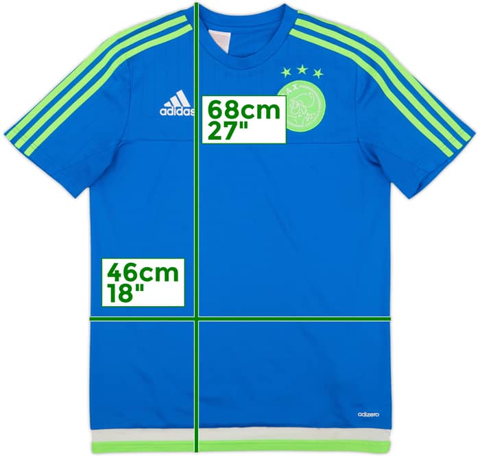 2015-16 Ajax adizero Training Shirt - 7/10 - (XL.Boys)