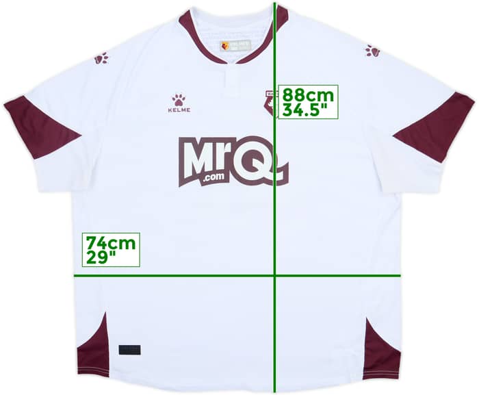 2023-24 Watford Away Shirt - 7/10 - (3XL)