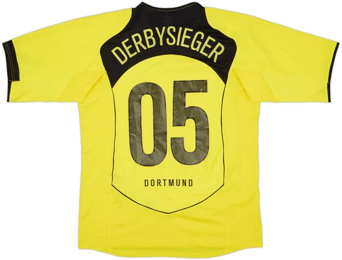 2004-05 Borussia Dortmund Home Shirt Derbysieger #05 - 8/10 - (M)