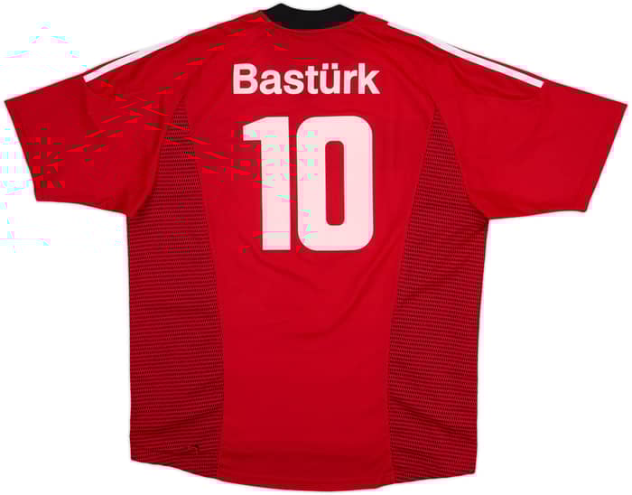 2002-04 Bayer Leverkusen Home Shirt Basturk #10 - 8/10 - (L)