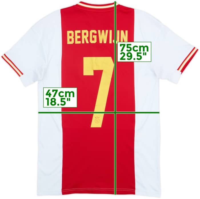 2022-23 Ajax Home Shirt Bergwijn #7 - 7/10 - (S)
