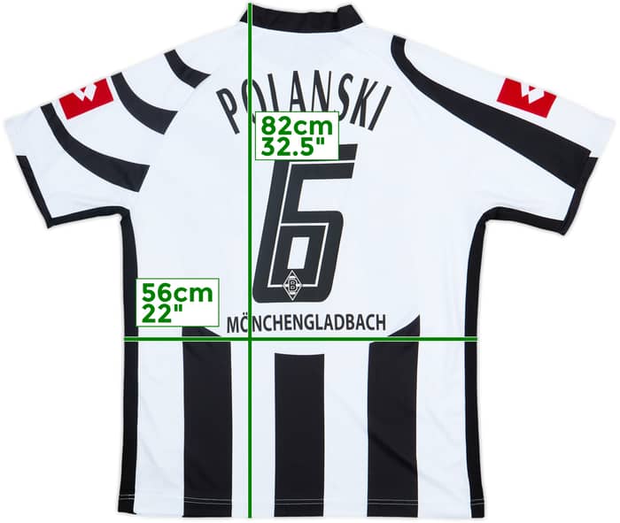 2006-07 Borussia Monchengladbach Home Shirt Polanski #6 - 8/10 - (XXL)