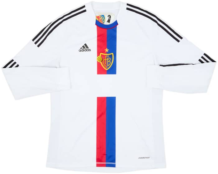2012-13 FC Basel Player Issue Away L/S Shirt M.Salah #22 - 9/10 - (L)