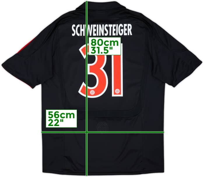 2007-08 Bayern Munich Third Shirt Schweinsteiger #31 - 8/10 - (L)